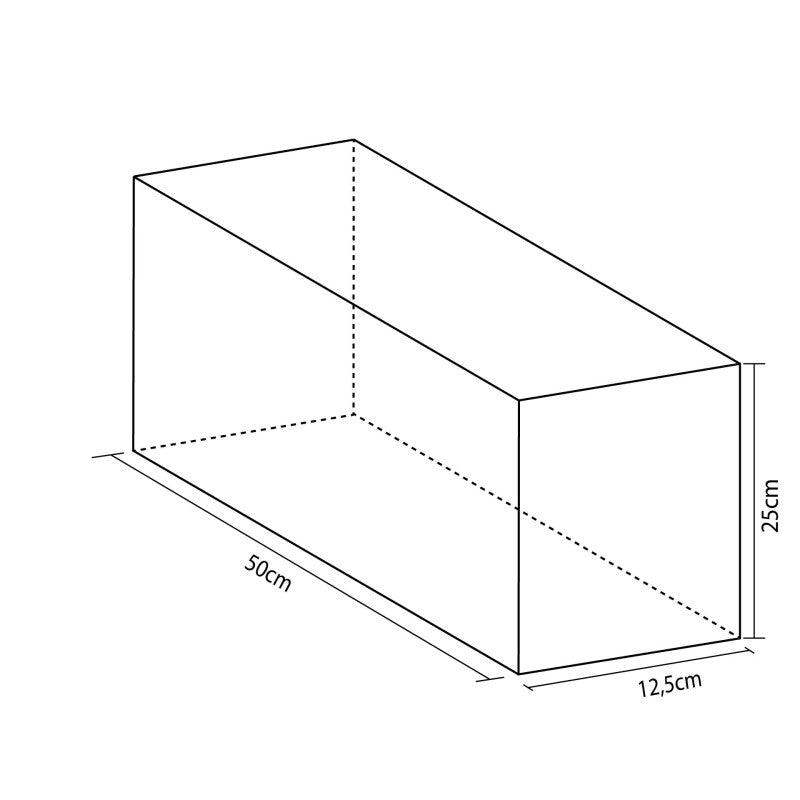 Figure Mini Rectangle 50x25x125cm Azul/Verde 50X25X125 Cm