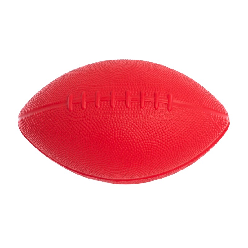 Pelota de rugby de espuma roja