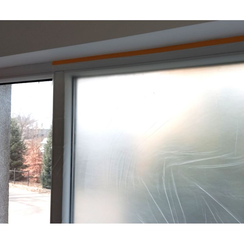 Folha de Pintura Com Fita 180 Cm X 20 M Bordas Transparentes Besta