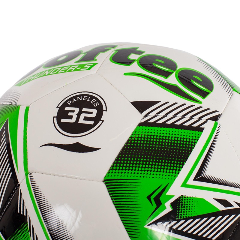 Voetbalbal Softee Thunder maat 5 Blanco/Verde FÚTBOL 11