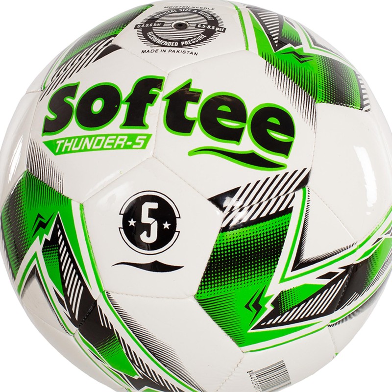 Voetbalbal Softee Thunder maat 5 Blanco/Verde FÚTBOL 11