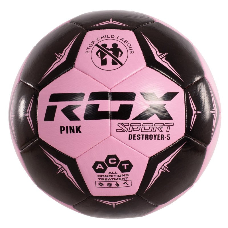 Pallone da calcio Rox Destroyer misura 5 Rosa FÚTBOL 11