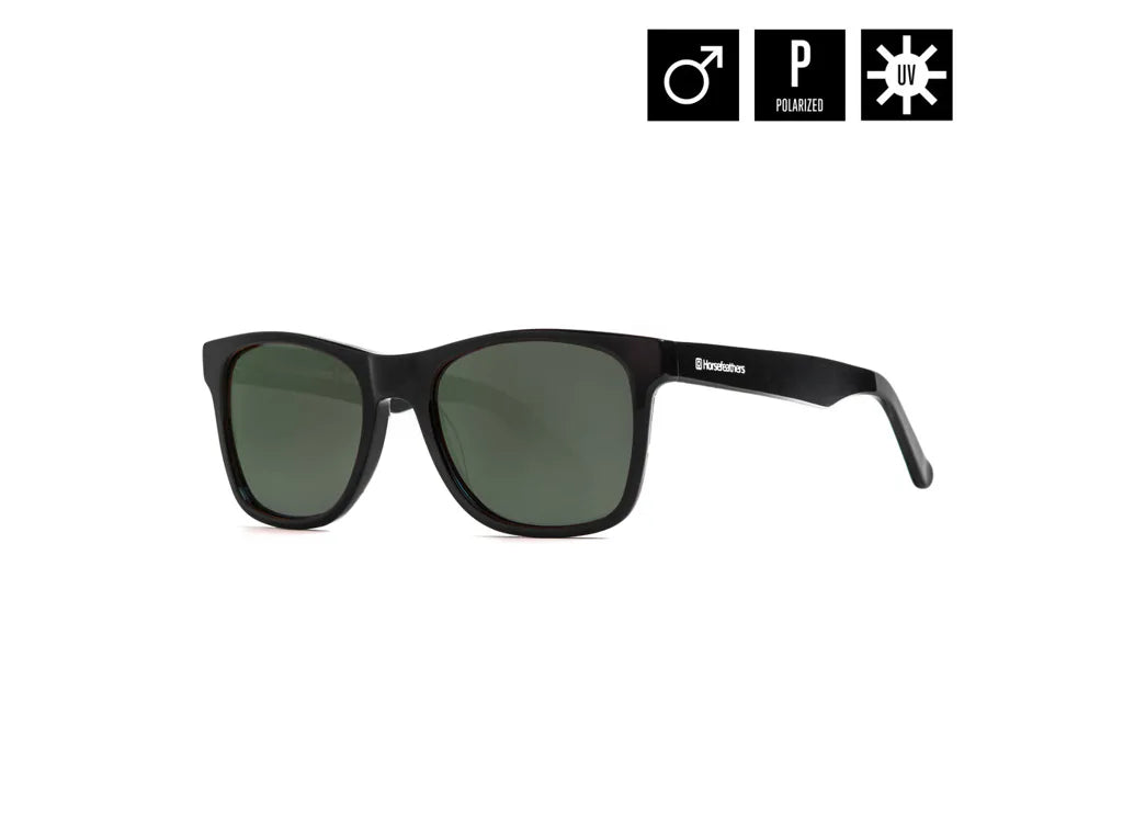 Horsefeathers Foster Sunglasses (gloss Black/gray Green)
