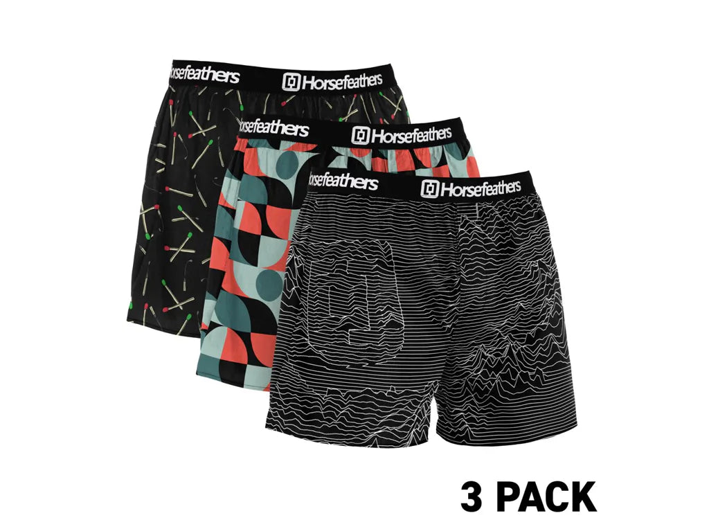 Boxerky Horsefeathers Frazier 3 pack (balíček 11)