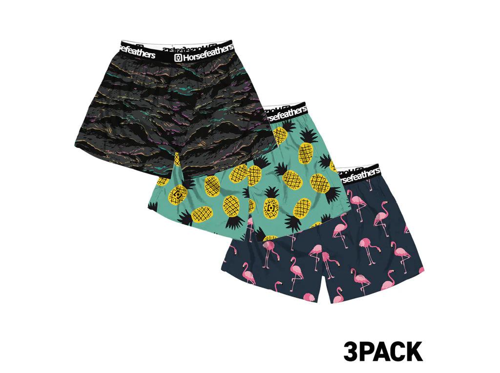 Horsefeathers Frazier 3pack Boxer Shorts (bundle 9)