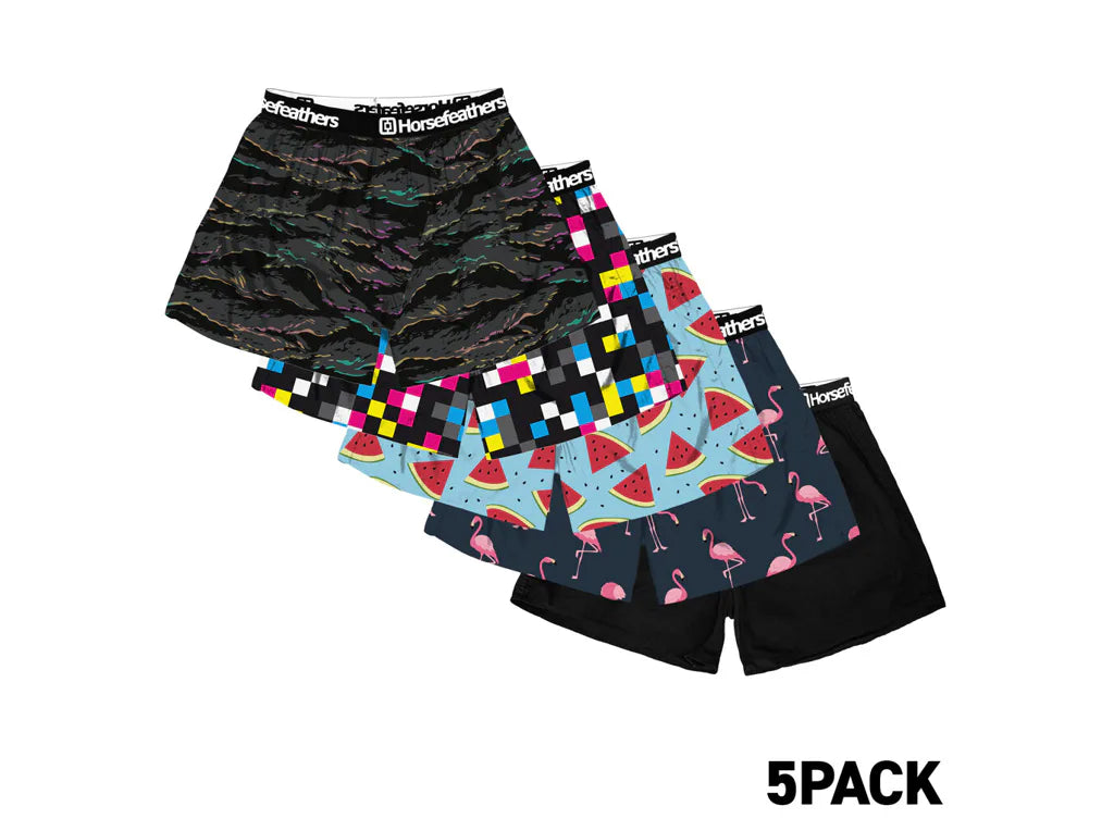 Horsefeathers Frazier 5pack Boxer Shorts (bundle 2)
