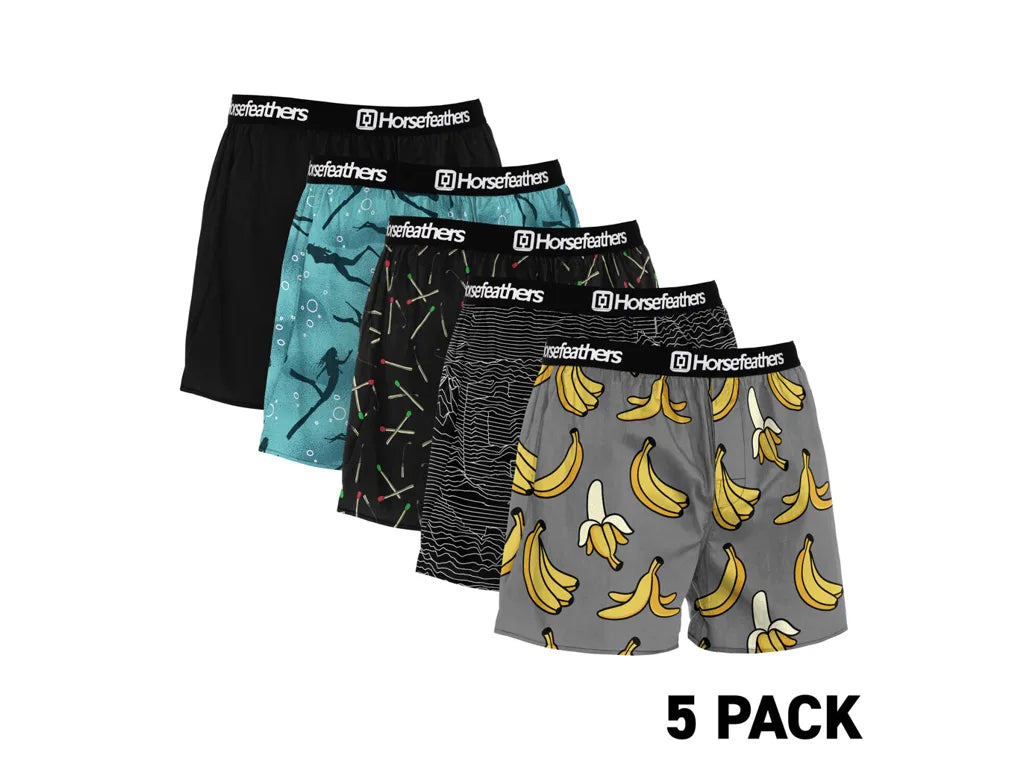 Boxerky Horsefeathers Frazier 5 pack (balíček 4)