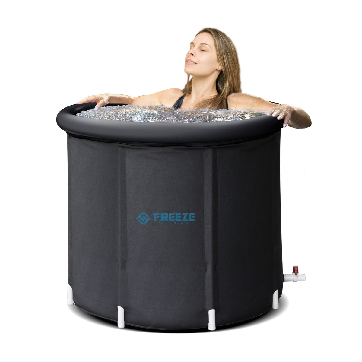 Bagno di ghiaccio con manica congelante
