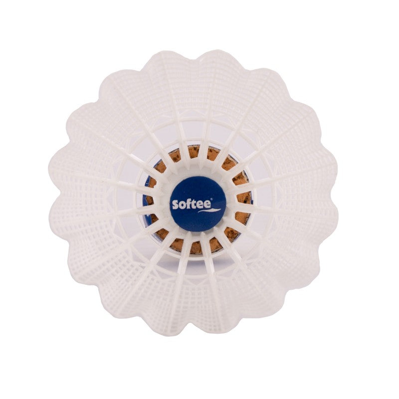 Ozdoby Badminton Softee 0,5 6uds Blanco ÚNICA