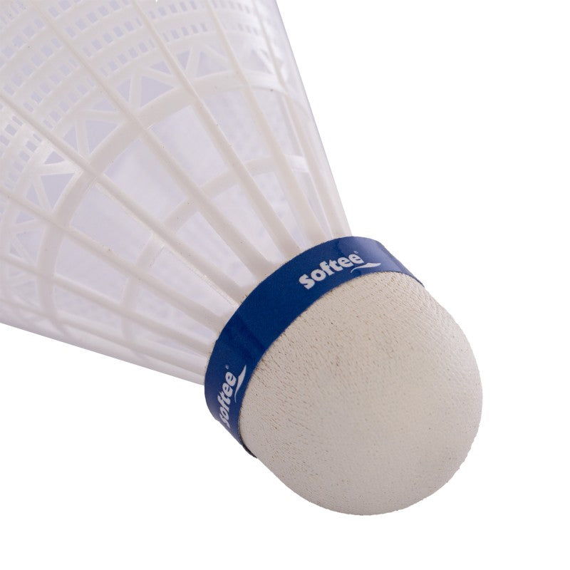 Ozdoby Badminton Softee 0,5 6uds Blanco ÚNICA