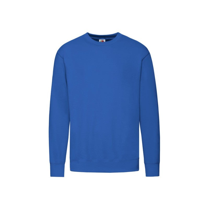 Felpa in felpa leggera con inserto Fruit Of The Loom per adulti bianca