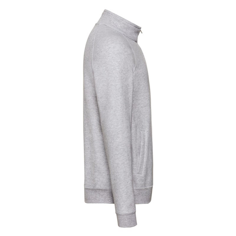Fruit Of The Loom Classic Sweat Jacket Gris Claro Jaspeado