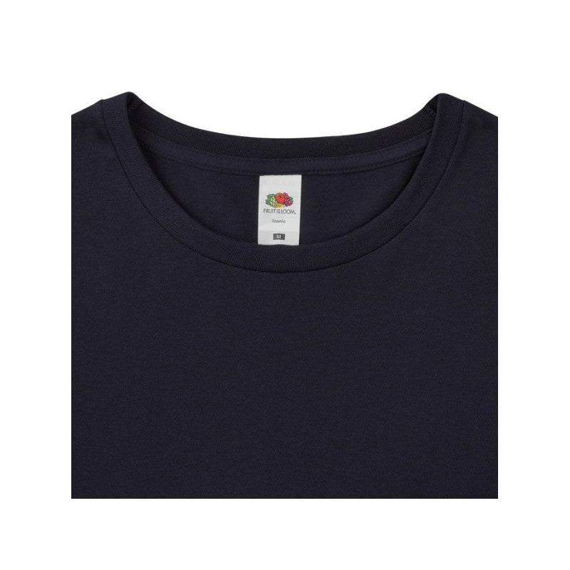 Klasyczny T-shirt z długim rękawem Fruit Of The Loom Iconic 150 Gris
