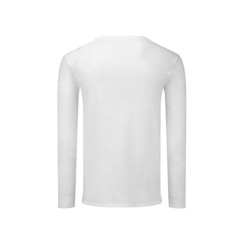 Klasyczny T-shirt z długim rękawem Fruit Of The Loom Iconic 150 Gris