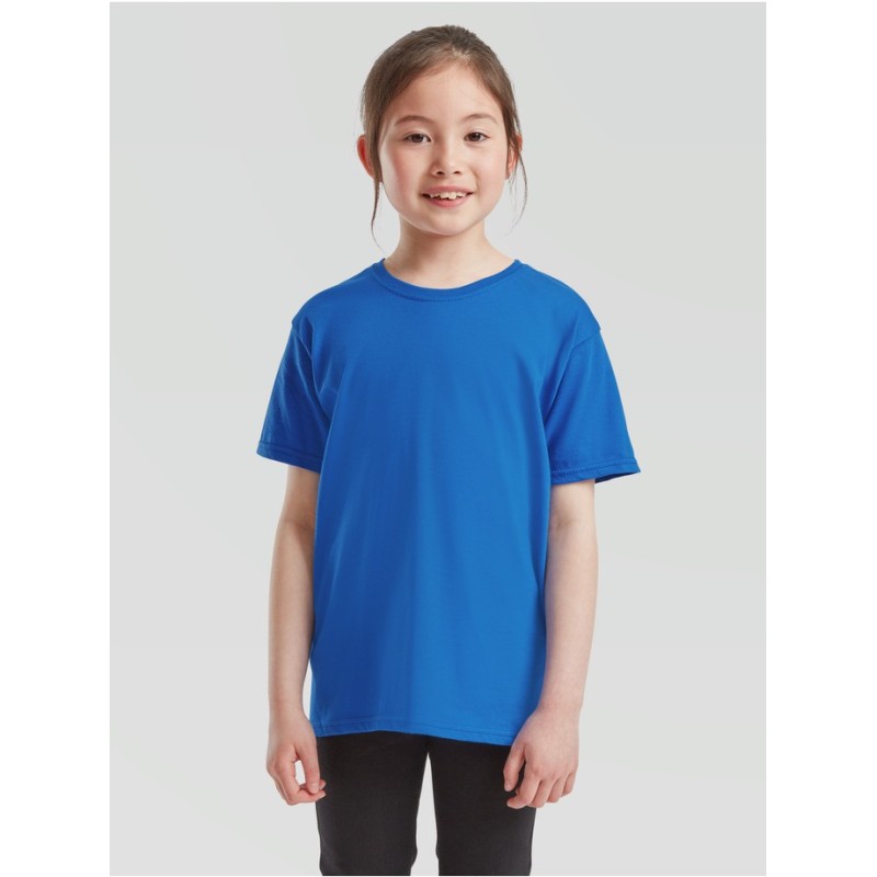Camiseta feminina icônica Fruit Of The Loom 150 T Rojo