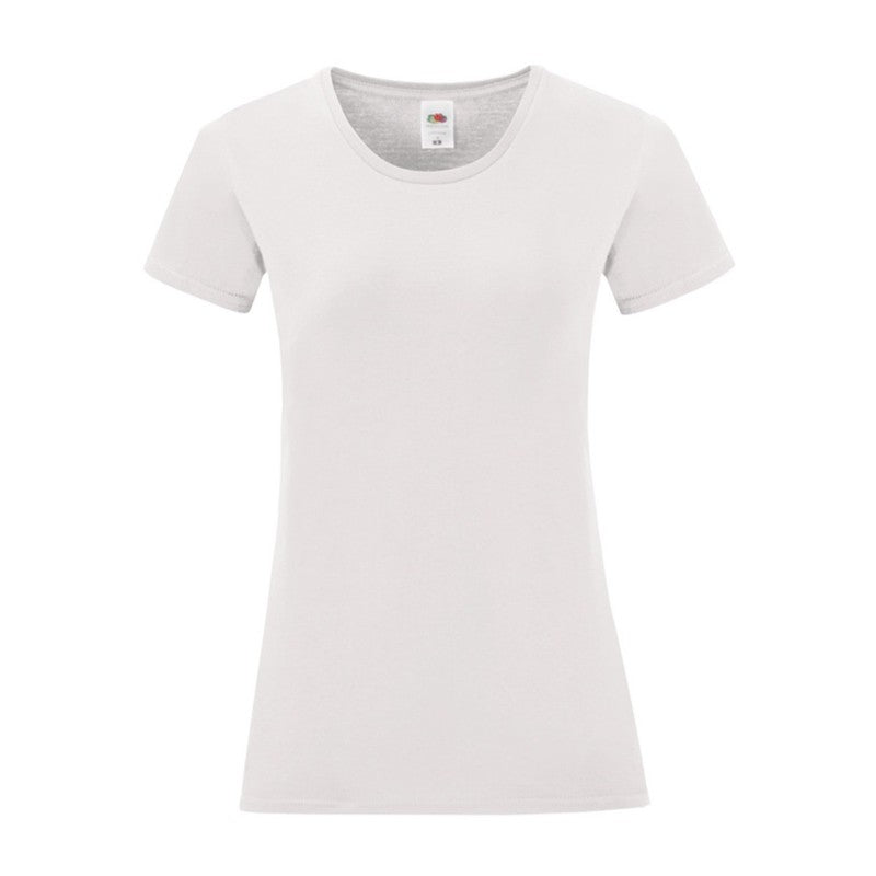Fruit Of The Loom Iconic 150 T Dam T-shirt Svart