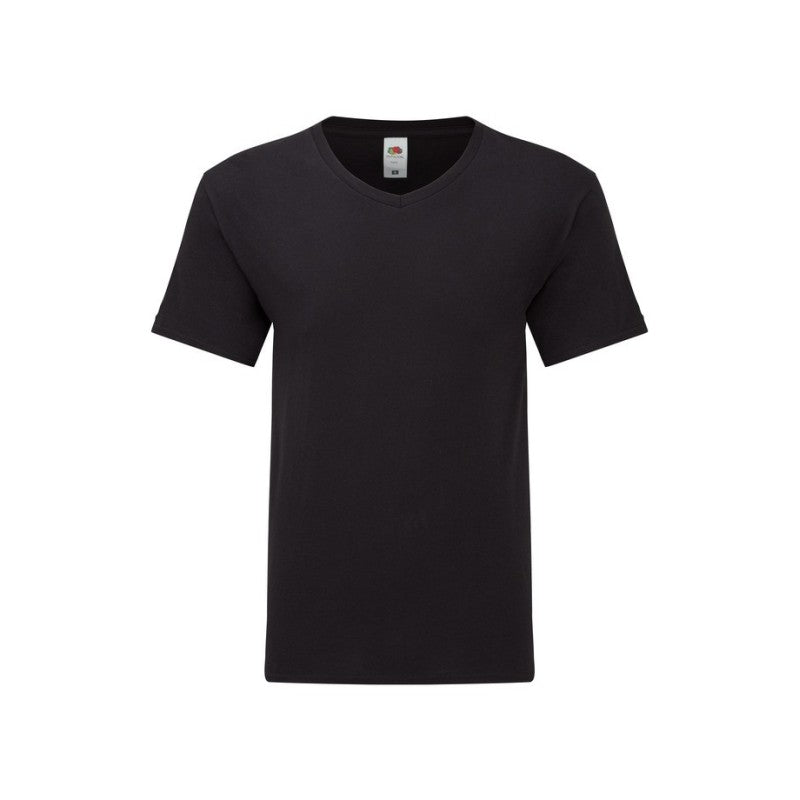 Fruit Of The Loom Iconisch 150 T-shirt met V-⁠hals Marino Oscuro