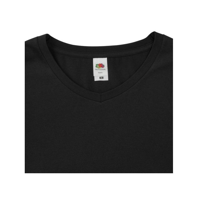 Fruit Of The Loom Iconisch 150 T-shirt met V-⁠hals Marino Oscuro
