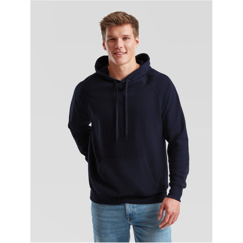 Fruit Of The Loom Lightweight Hooded Sweat Sweatshirt Negro