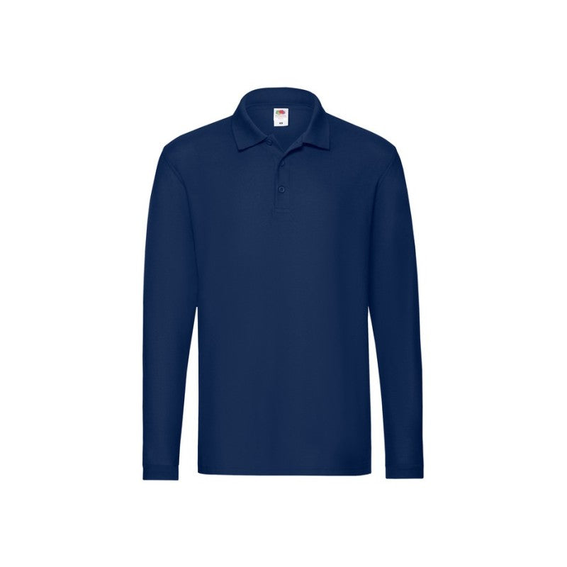 Polo Premium Fruit Of The Loom Uomo Grigia