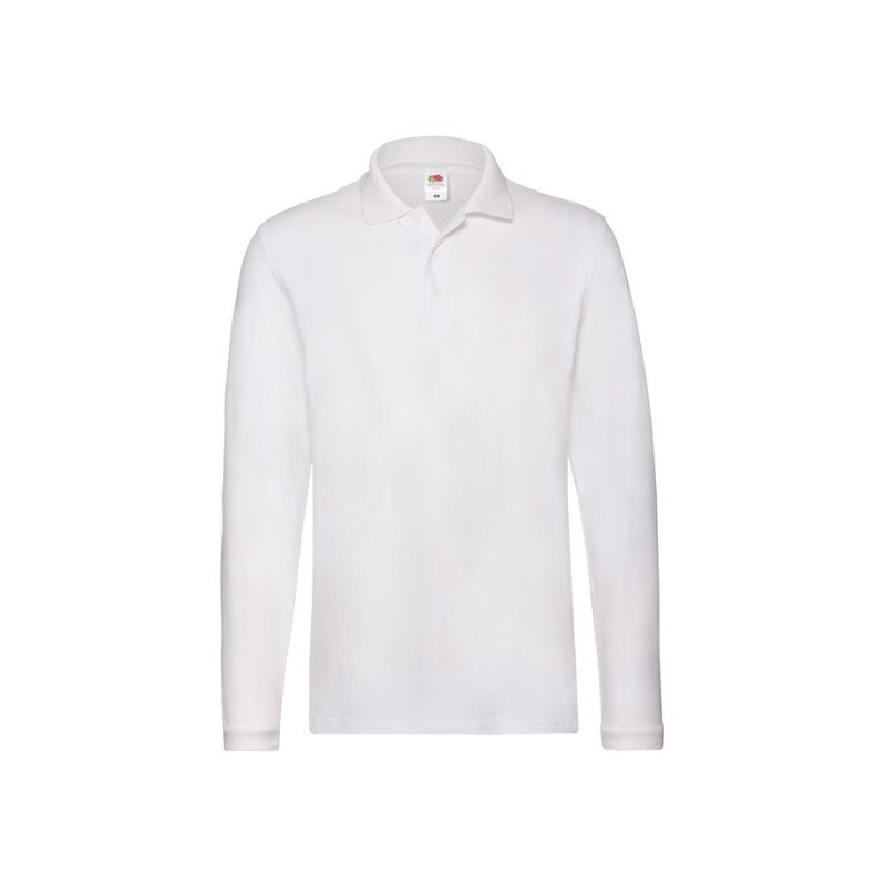 Polo Premium Fruit Of The Loom Uomo Grigia