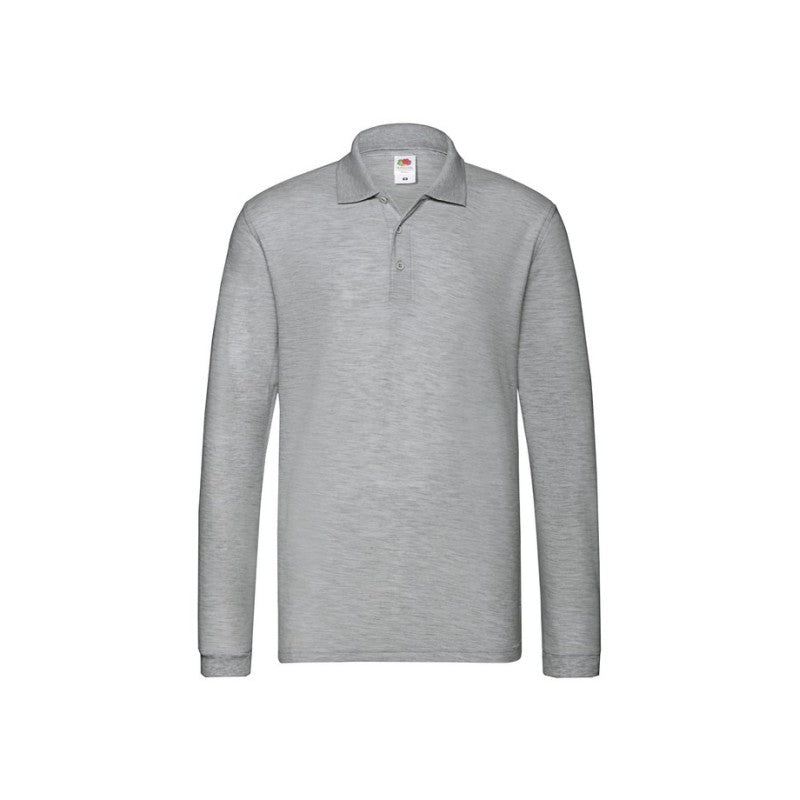 Polo Premium Fruit Of The Loom Uomo Nera
