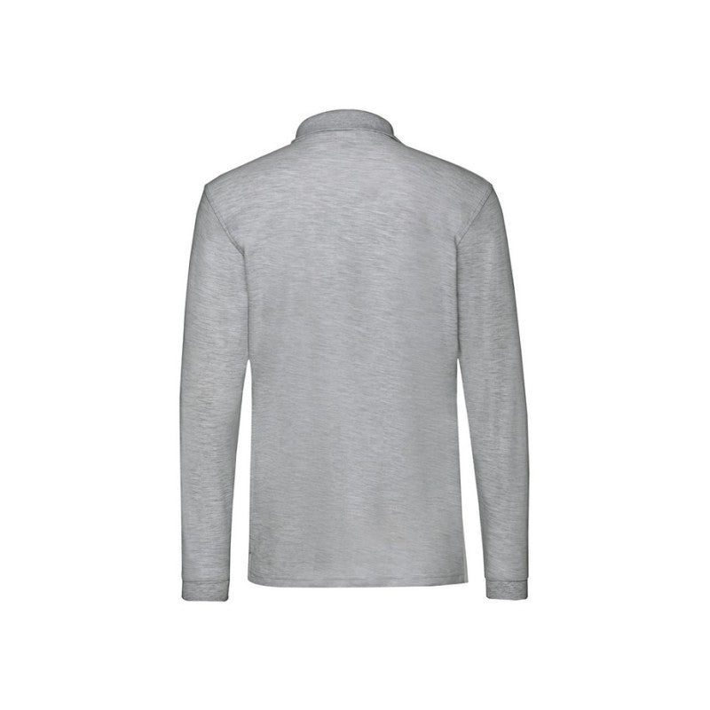 Polo Premium Fruit Of The Loom Uomo Grigia