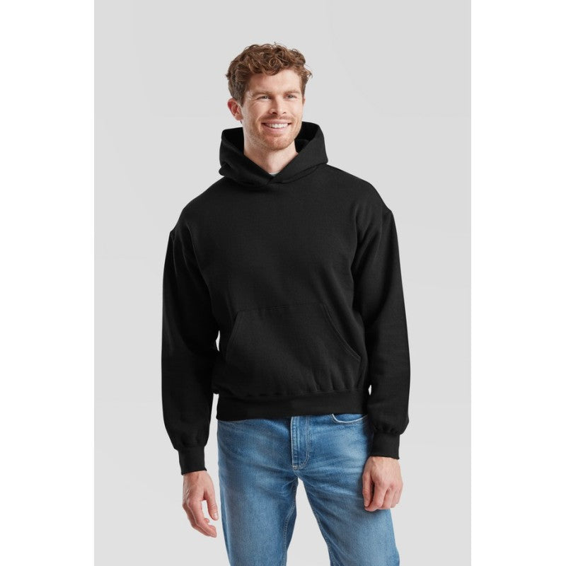 Sudadera Fruit Of The Loom Supercotton Hooded Sweat Adulto Marino