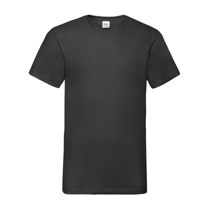 Camiseta Fruit Of The Loom Valueweight V-neck T Adulto Cinza