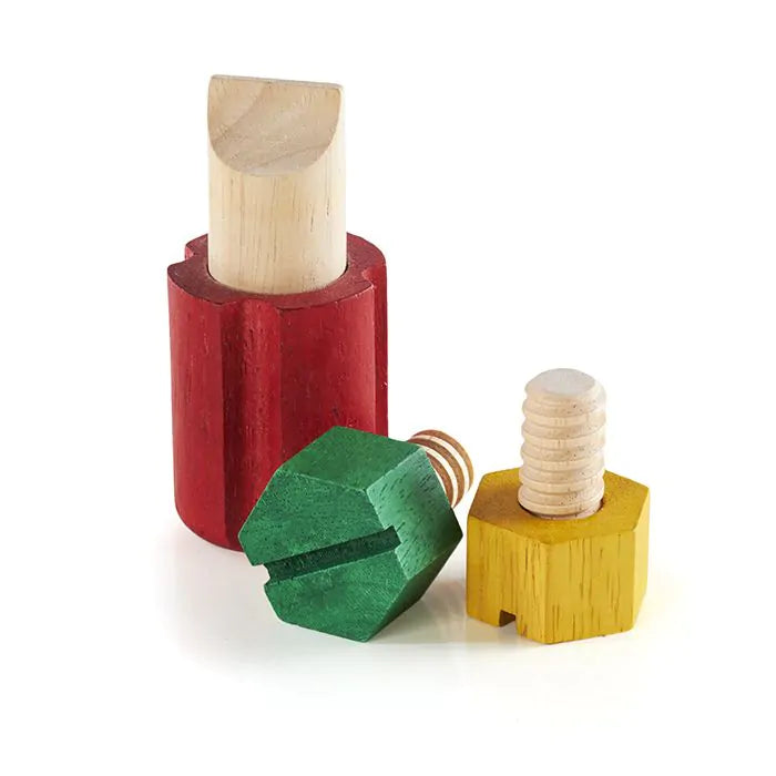 GuideCraft Wooden Screw Blocks