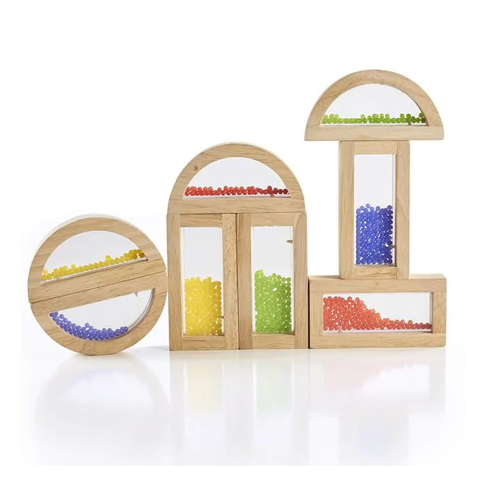 GuideCraft Rainbow Block Beads