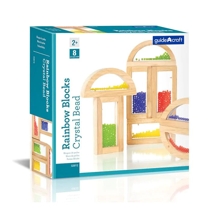 GuideCraft Rainbow Block Beads