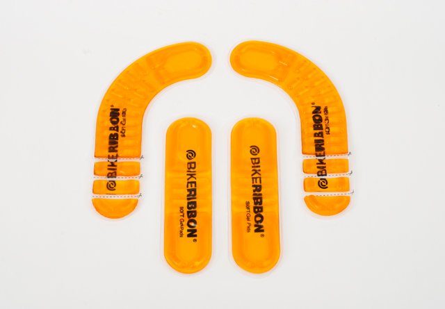 Bikeribbon Gel Pads - Orange