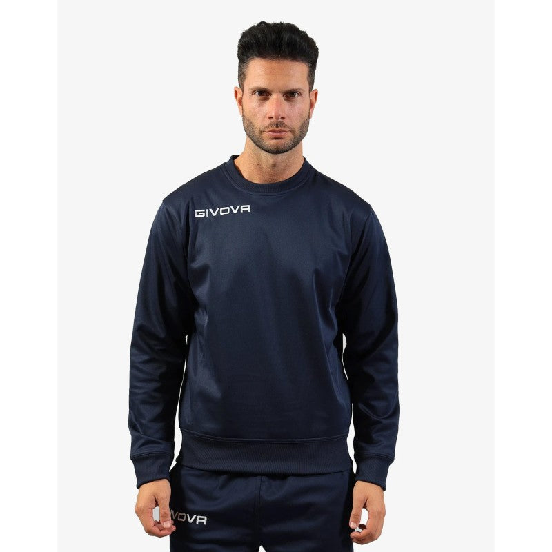 Givova One Cuello Redondo Sweatshirt Negro
