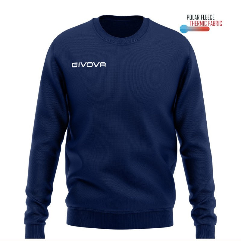 Givova One Cuello Redondo Sweatshirt Negro