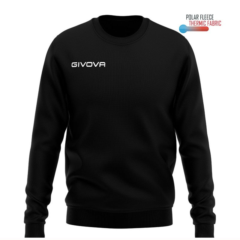 Givova One Cuello Redondo Sweatshirt Negro