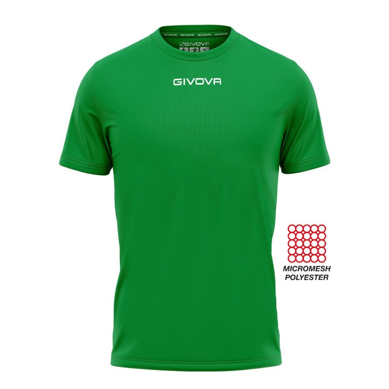 Givova One Microperforated Tričko Amarillo Flúor