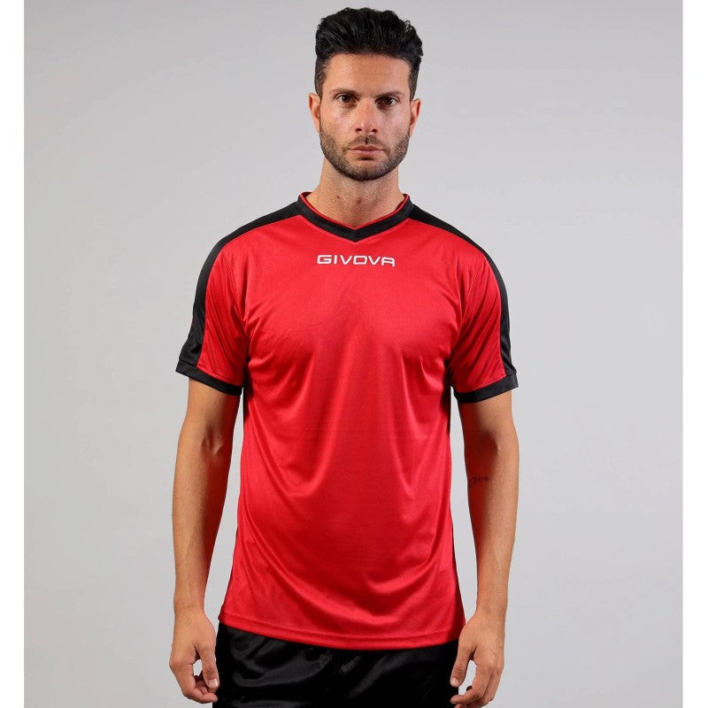 Givova Revolution T-shirt Granate/Negro