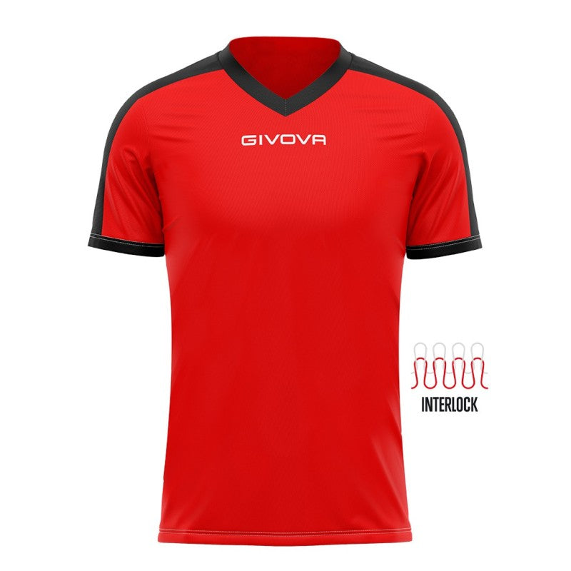 Givova Revolution T-shirt Granate/Negro