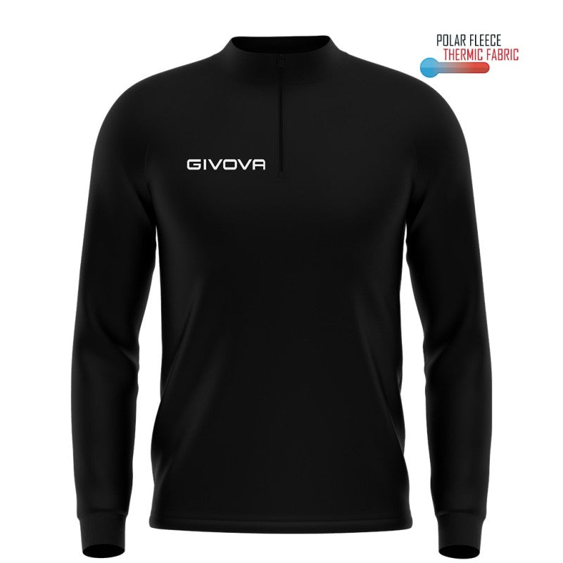 Bluza Givova Tecnica 500 Rojo z zamkiem błyskawicznym