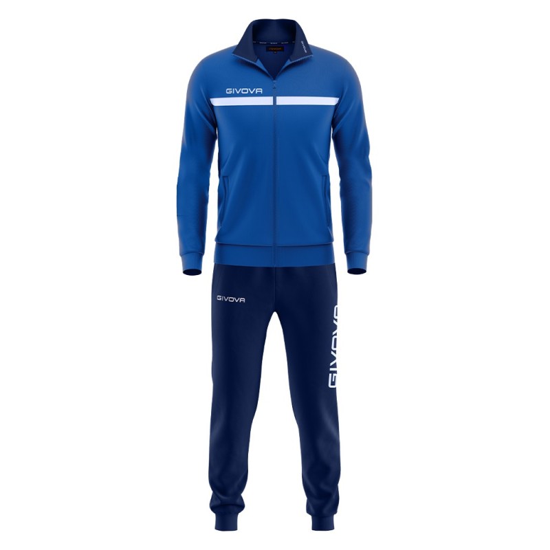 Givova Tuta One Full Zip Tracksuit Rojo/Marino