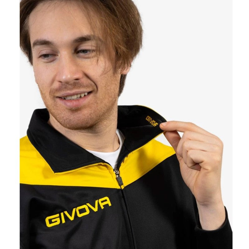 Givova Tuta Roma Trainingsanzug Negro/Amarillo