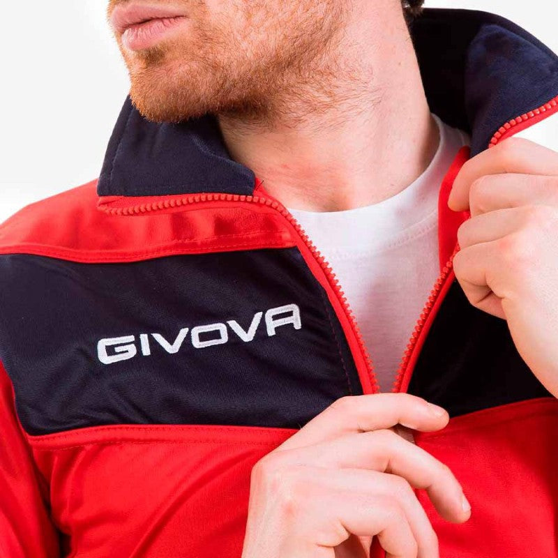 Givova Visa Tracksuit Negro/Turquesa