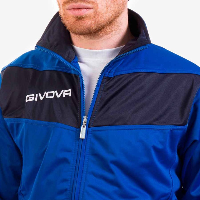 Givova Visa Tracksuit Negro/Turquesa