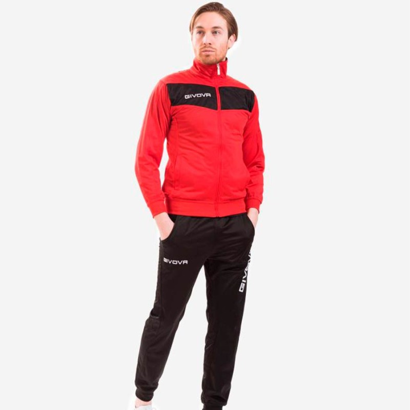 Givova Visa Tracksuit Negro/Turquesa