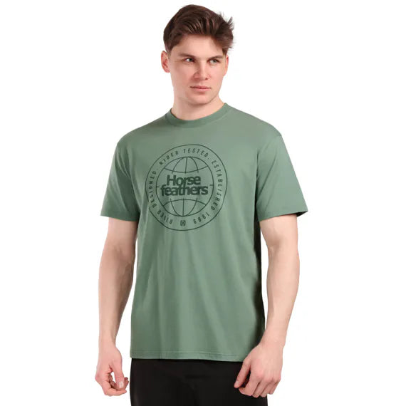 Horsefeathers Global Tshirt (iceberg Green)