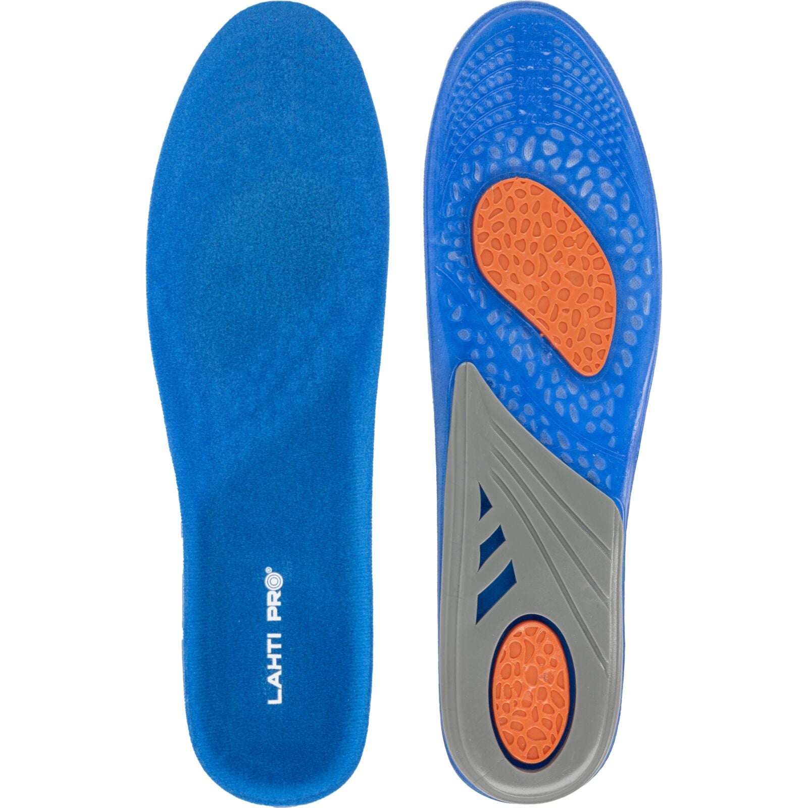 Palmilhas de sapato 35 5-42 Gel Tpe amortecimento e suporte Lahti Pro