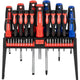 Set cacciaviti 37 pezzi Acciaio S2 Hrc 59±2 Punta magnetica Impugnatura ergonomica soft-touch Supporto Proline