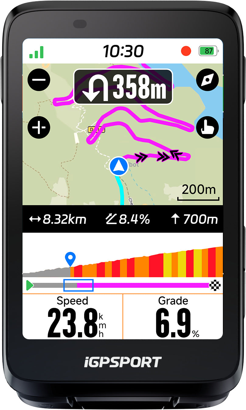 GPS navigácia Igpsport Binavi