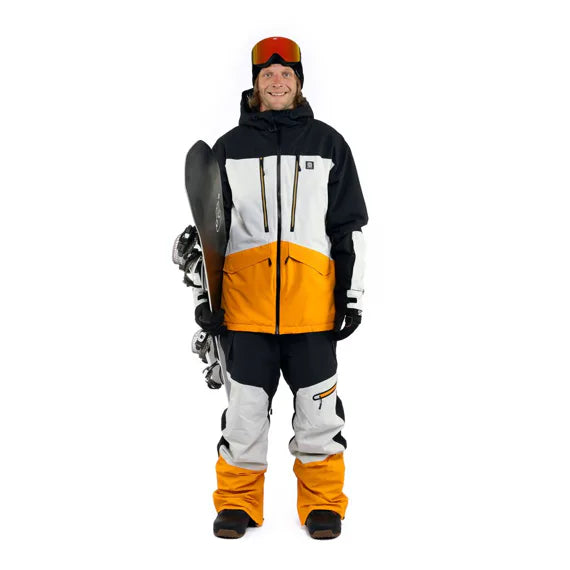 Horsefeathers Halen Ii Shell Jacket (black/radiant Yellow)